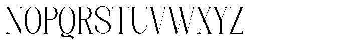 Axerifa Semi Condensed Font UPPERCASE