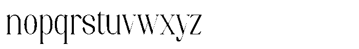 Axerifa Semi Condensed Font LOWERCASE