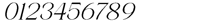 Axerifa Semi Expanded Italic Font OTHER CHARS