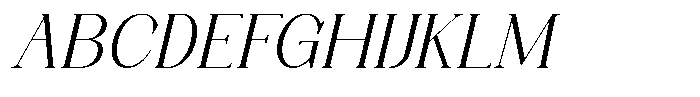 Axerifa Semi Expanded Italic Font UPPERCASE