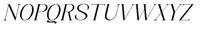 Axerifa Semi Expanded Italic Font UPPERCASE