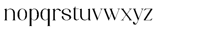 Axerifa Semi Expanded Font LOWERCASE