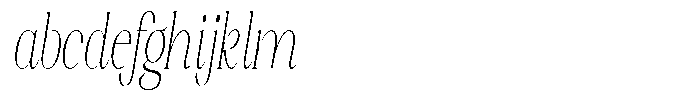 Axerifa Thin Condensed Italic FONT
