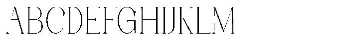 Axerifa Thin Font UPPERCASE