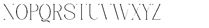 Axerifa Thin Font UPPERCASE