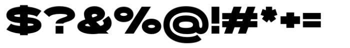 Axial Theory Bold Expanded Font OTHER CHARS