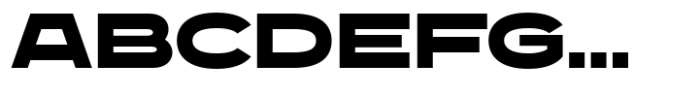 Axial Theory Bold Expanded Font UPPERCASE