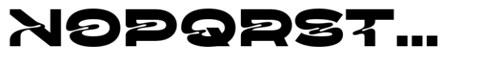 Axial Theory Bold Expanded Font LOWERCASE