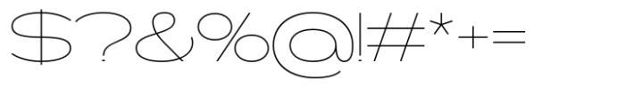 Axial Theory Thin Expanded Font OTHER CHARS