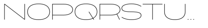 Axial Theory Thin Expanded Font UPPERCASE