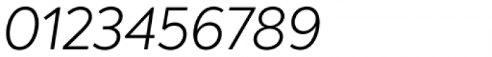 Axiforma Light Italic Font OTHER CHARS