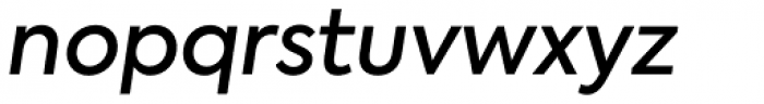 Axiforma Medium Italic Font LOWERCASE