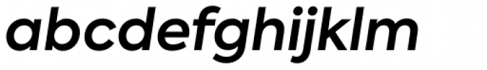 Axiforma Semi Bold Italic Font LOWERCASE