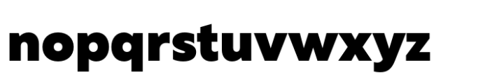 Aximo Black Font LOWERCASE