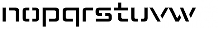 Axion STN Font LOWERCASE