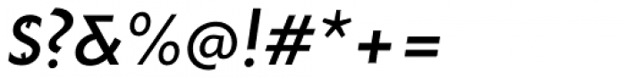 Axios Medium Italic Font OTHER CHARS