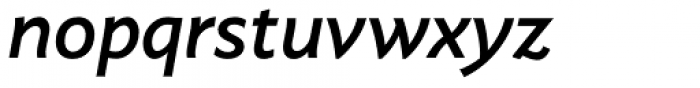 Axios Medium Italic Font LOWERCASE