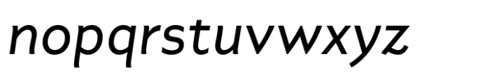 Axios Pro Book Italic Font LOWERCASE