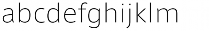 Axis Latin Pro Extra Light Font LOWERCASE
