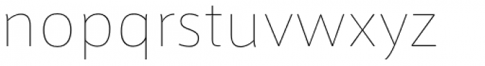 Axis Std Ultra Light Font LOWERCASE
