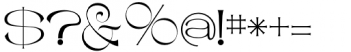 Axmiq Richard Monogram Font OTHER CHARS
