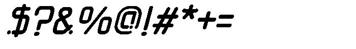 Axonemic Bold Italic Font OTHER CHARS