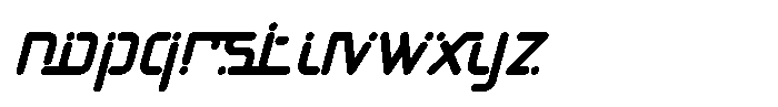 Axonemic Bold Italic Font LOWERCASE