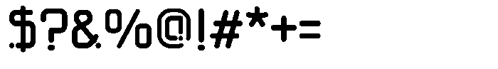 Axonemic Bold Font OTHER CHARS