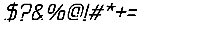 Axonemic Italic Font OTHER CHARS