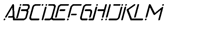 Axonemic Italic Font UPPERCASE