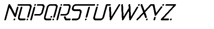 Axonemic Italic Font UPPERCASE