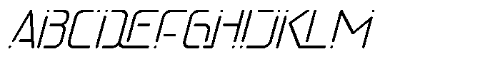 Axonemic Light Italic Font UPPERCASE