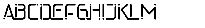 Axonemic Regular Font UPPERCASE