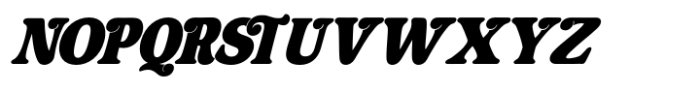 Axstura JM  Retro Italic Font UPPERCASE