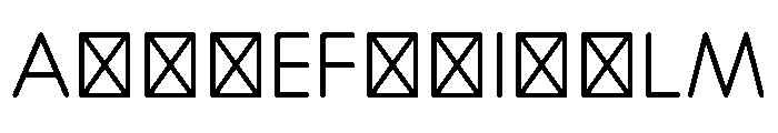 Axo Light Font UPPERCASE