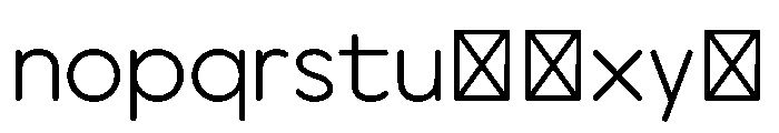 Axo Light Font LOWERCASE
