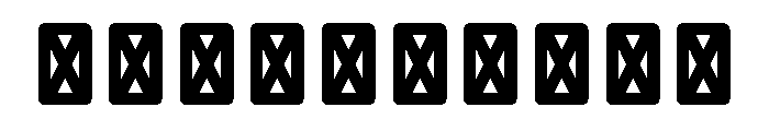 Axo NarrowBold Font OTHER CHARS