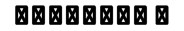 Axo NarrowBold Font OTHER CHARS