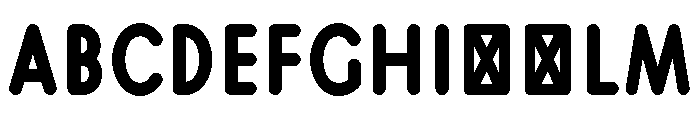 Axo NarrowBold Font UPPERCASE