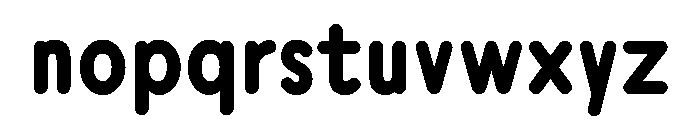 Axo NarrowBold Font LOWERCASE