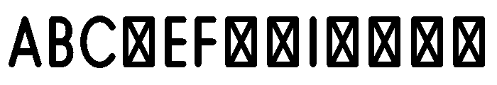 Axo NarrowBook Font UPPERCASE