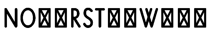 Axo NarrowBook Font UPPERCASE