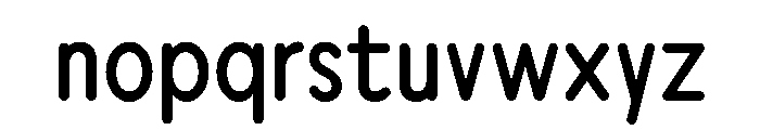 Axo NarrowBook Font LOWERCASE