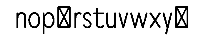 Axo NarrowLight Font LOWERCASE