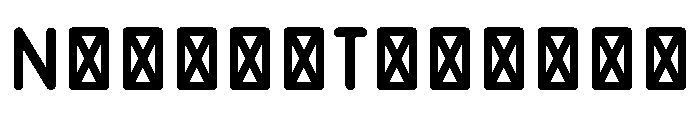 Axo NarrowMedium Font UPPERCASE