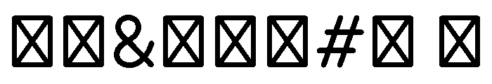 Axo Regular Font OTHER CHARS