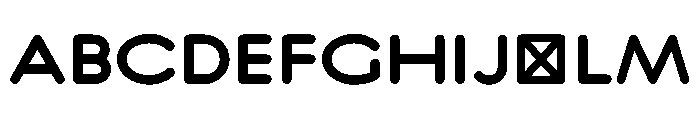 Axo WideBold Font UPPERCASE