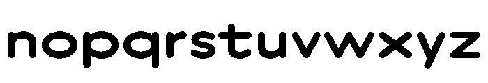 Axo WideBold Font LOWERCASE