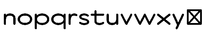 Axo WideBook Font LOWERCASE