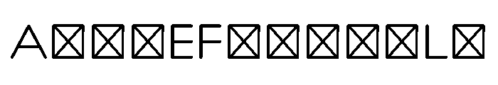 Axo WideLight Font UPPERCASE